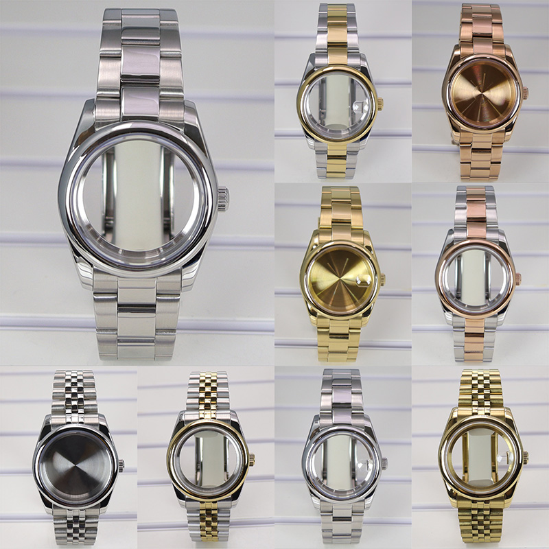 Jared Jewelry Watches - 36mm/39mm Uhrengehäuse Saphirglas für NH35 NH36