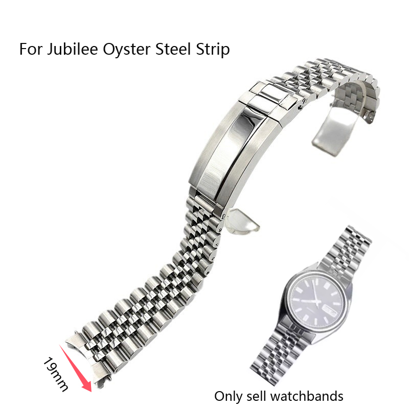 Jared Jewelry Watches - 19 mm silberfarbenes gebürstetes Jubilee Oyster-Uhrenarmband