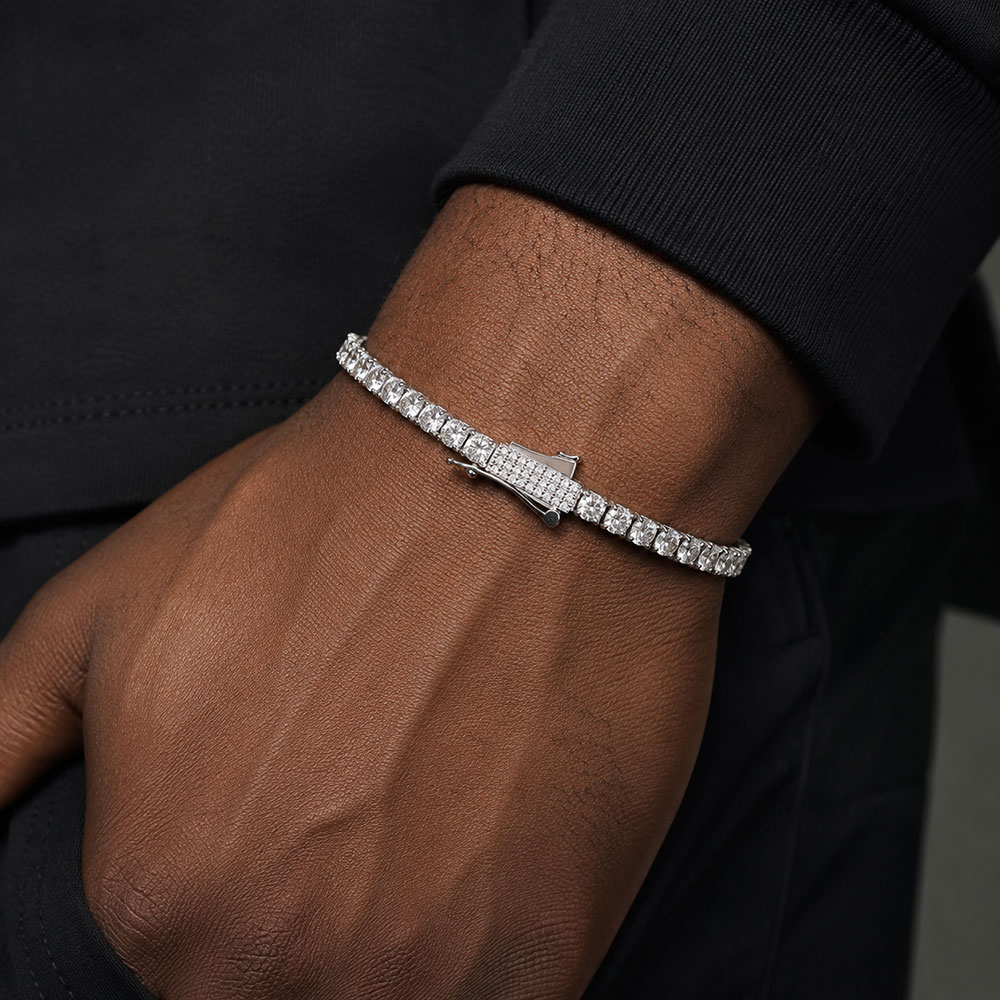 Tennis Bracelet Cubic - 3mm 4mm Iced Out Tennis-Armband für