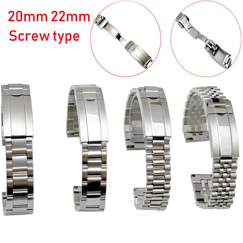 Jared Jewelry Watches - Schraubverschluss Jubilee Oyster Silber Edelstahl 20mm