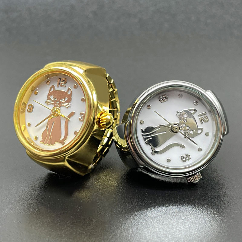 Vintage Jewelry Watches Women - WLP Punk Mode Katze Zifferblatt Uhr