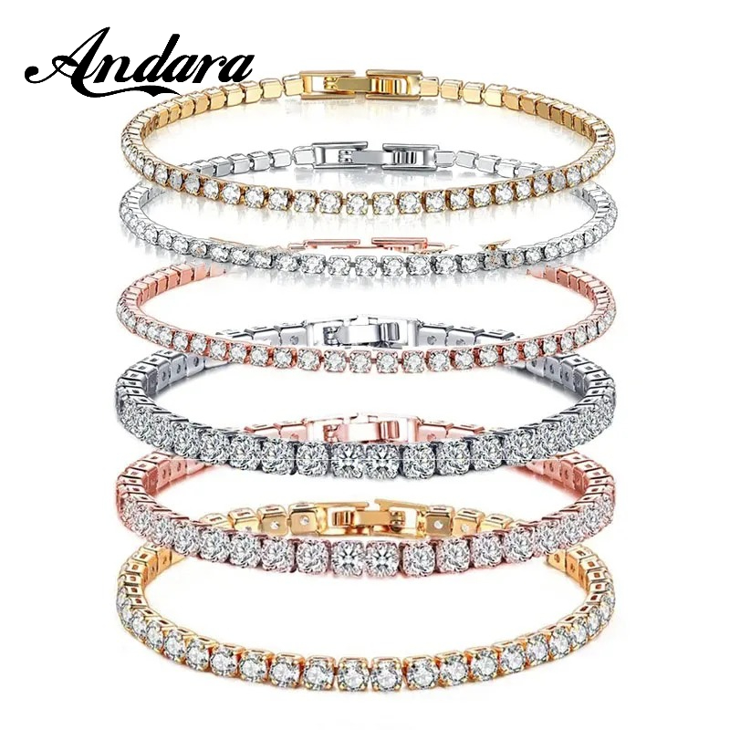 925 Sterling Silber Roségold T – Tennis Bracelet Cubic Bewertung und Preis