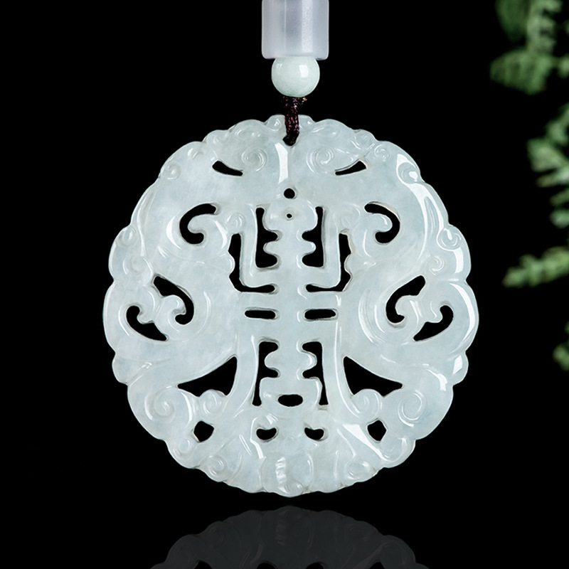 Burmesische Jadeit-Drachen-Anh – Necklace Pendant Bewertung und Preis