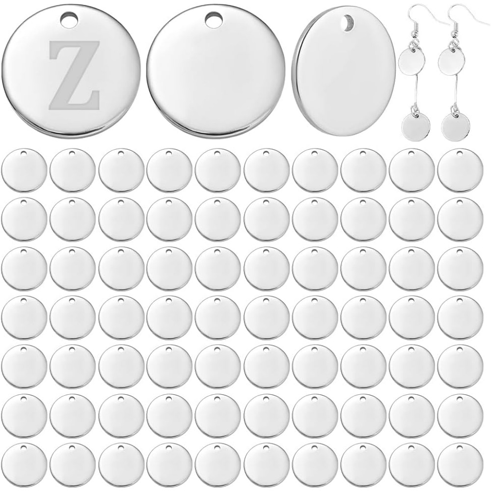 100 Stück 12 mm 304 Edelstahl  – Engraved Name Necklace Bewertung und Preis