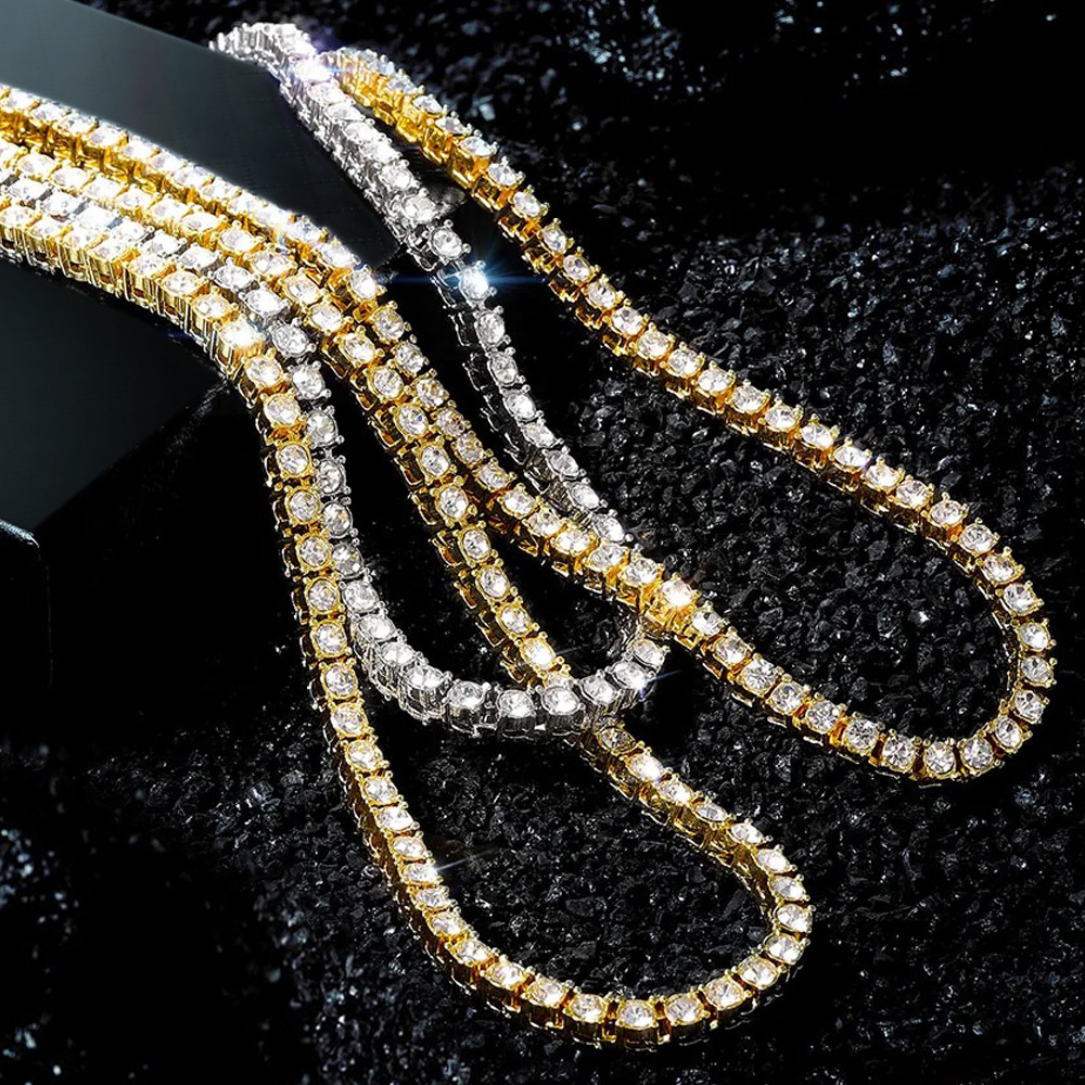 Iced-Out Tennis-Kettenhalskett – Tennis Bracelet Cubic Bewertung und Preis