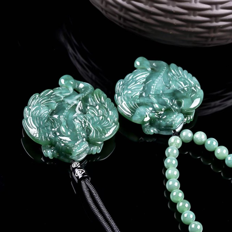 Natürlicher Echter Smaragd Bla – Necklace Pendant Bewertung und Preis