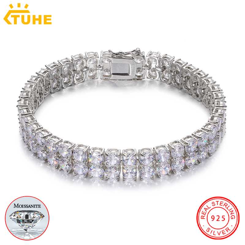 TUHE Unisex Iced-Out Moissanit – Tennis Bracelet Cubic Bewertung und Preis