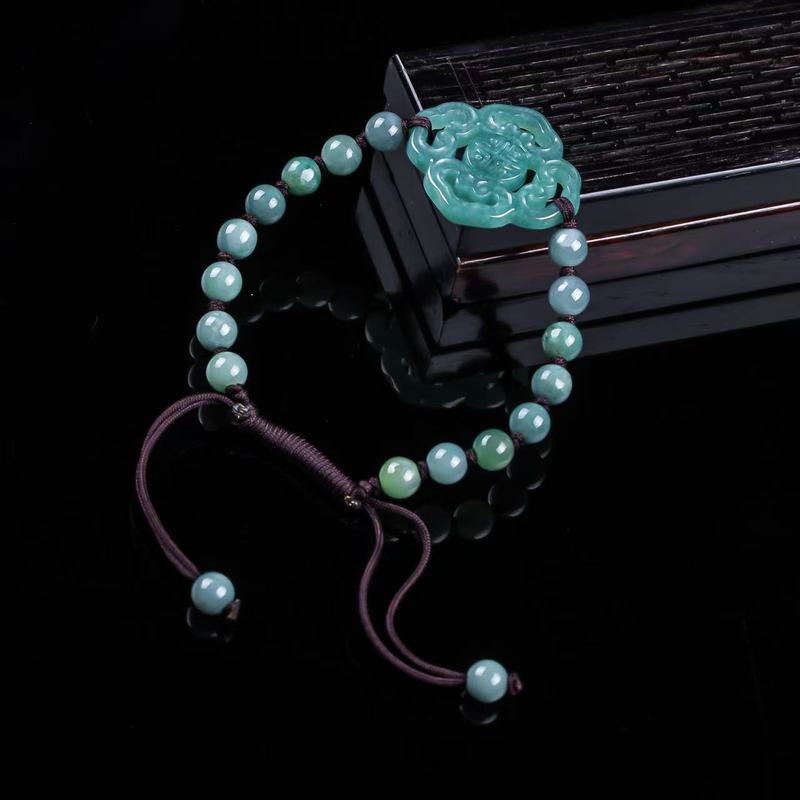 Natürliches Jadeit-Armband der – Jewelry & Watches Bench Bewertung und Preis