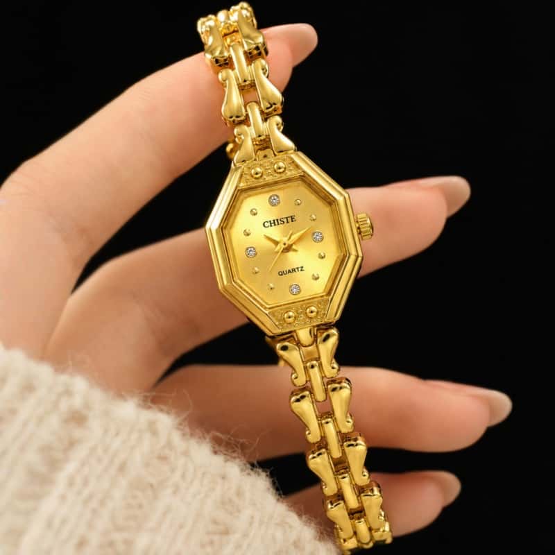 Vintage achteckige Damenuhr mi – Vintage Jewelry Watches Women Bewertung und Preis