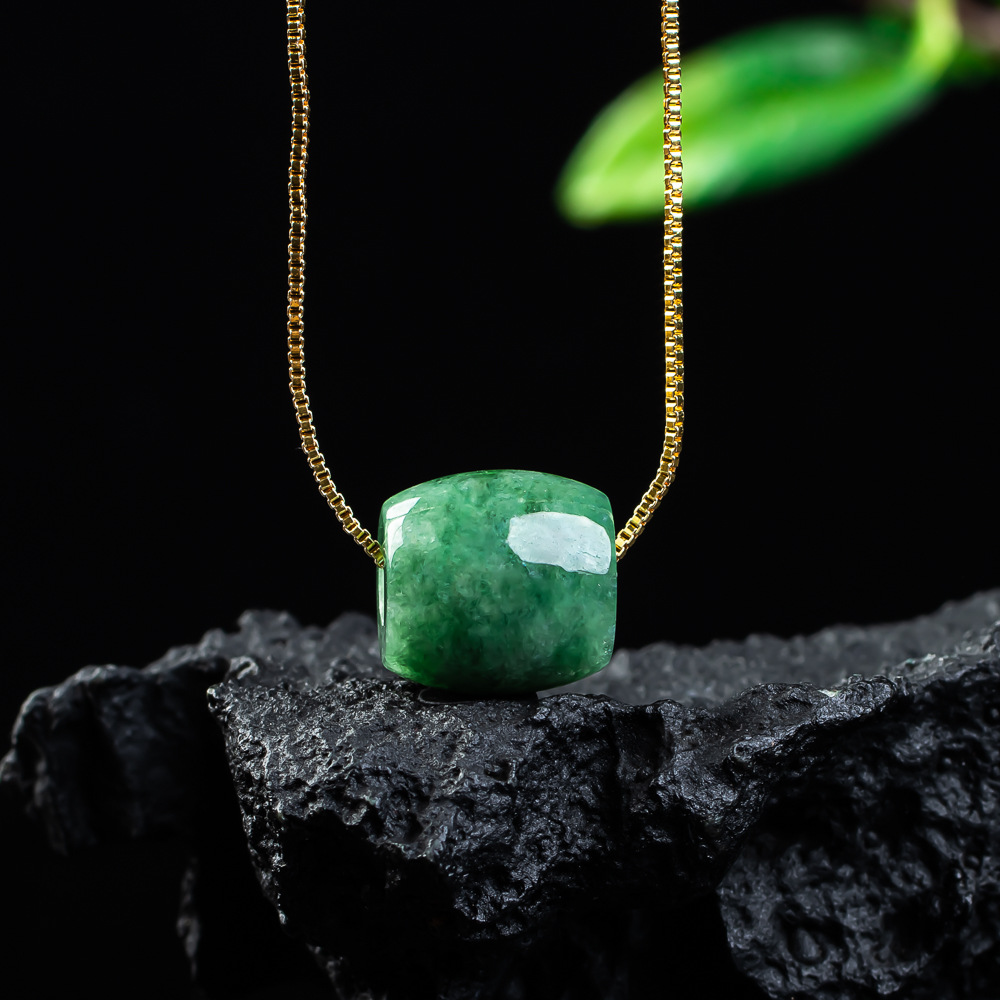 Natürliche echte Jade Perlen A – Necklace Pendant Bewertung und Preis