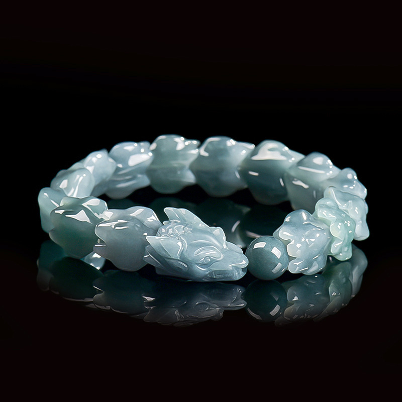 Blaues Burmesisches Jadeit-Dra – Jewelry & Watches Bench Bewertung und Preis
