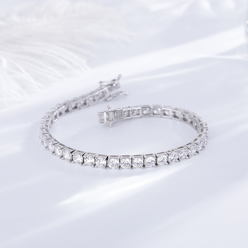 YLMyself 925 Silber Tennisarmb – Tennis Bracelet Cubic Bewertung und Preis