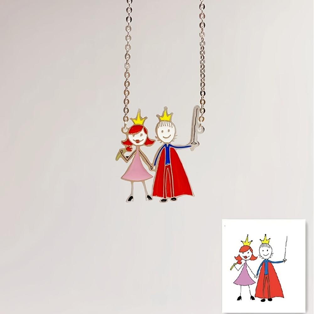 Maßgefertigte Emaille-Anhänger – Engraved Name Necklace Bewertung und Preis