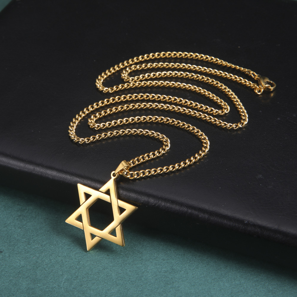 Edelstahl-Davidstern-Anhänger- – Necklace Pendant Bewertung und Preis